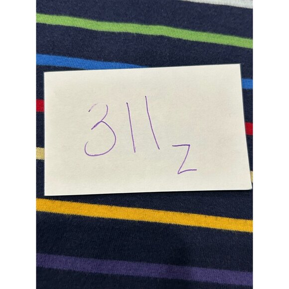 Orvis Mens Multicolor Stripe Polo Shirt 1Collared Short Sleeve Casual Top Sz 2XL - Picture 8 of 8